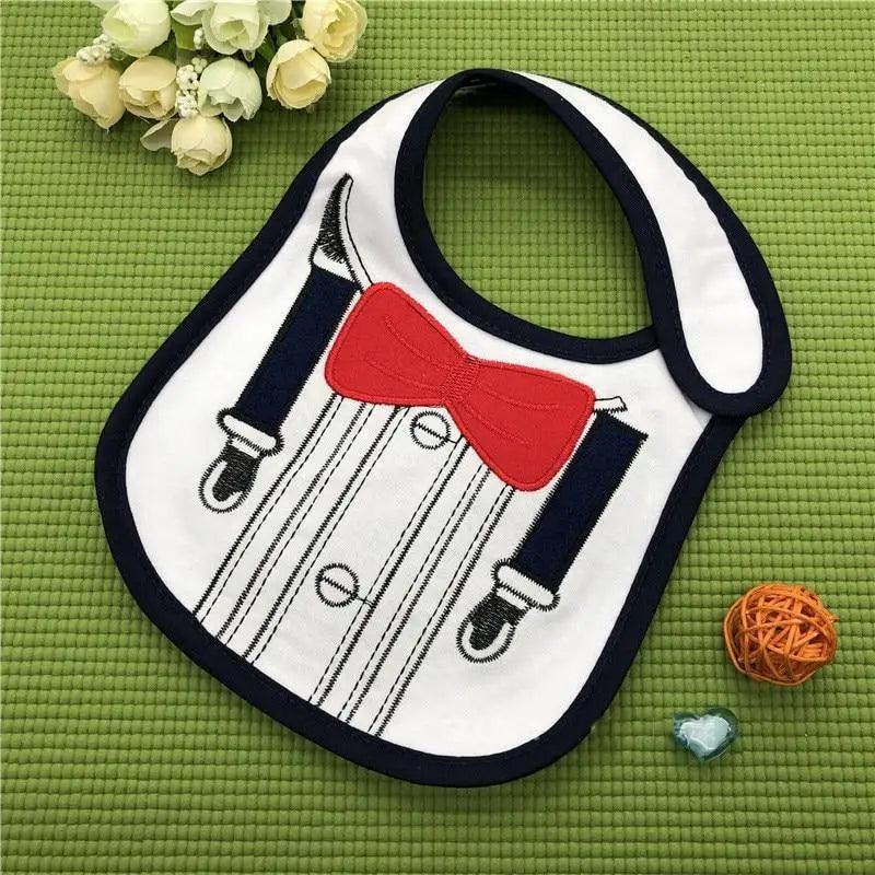 Cute Collar Baby Bibs Festive Cotton Patterns for Newborns