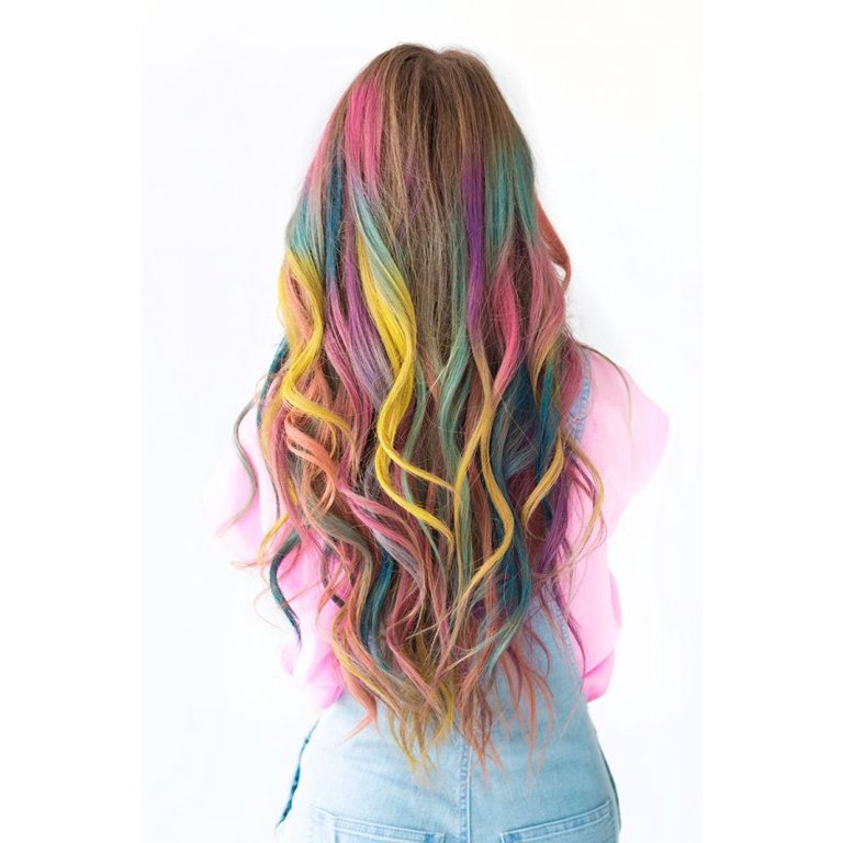 Temporary Color Hairspray - 6 Vibrant Neon Shades