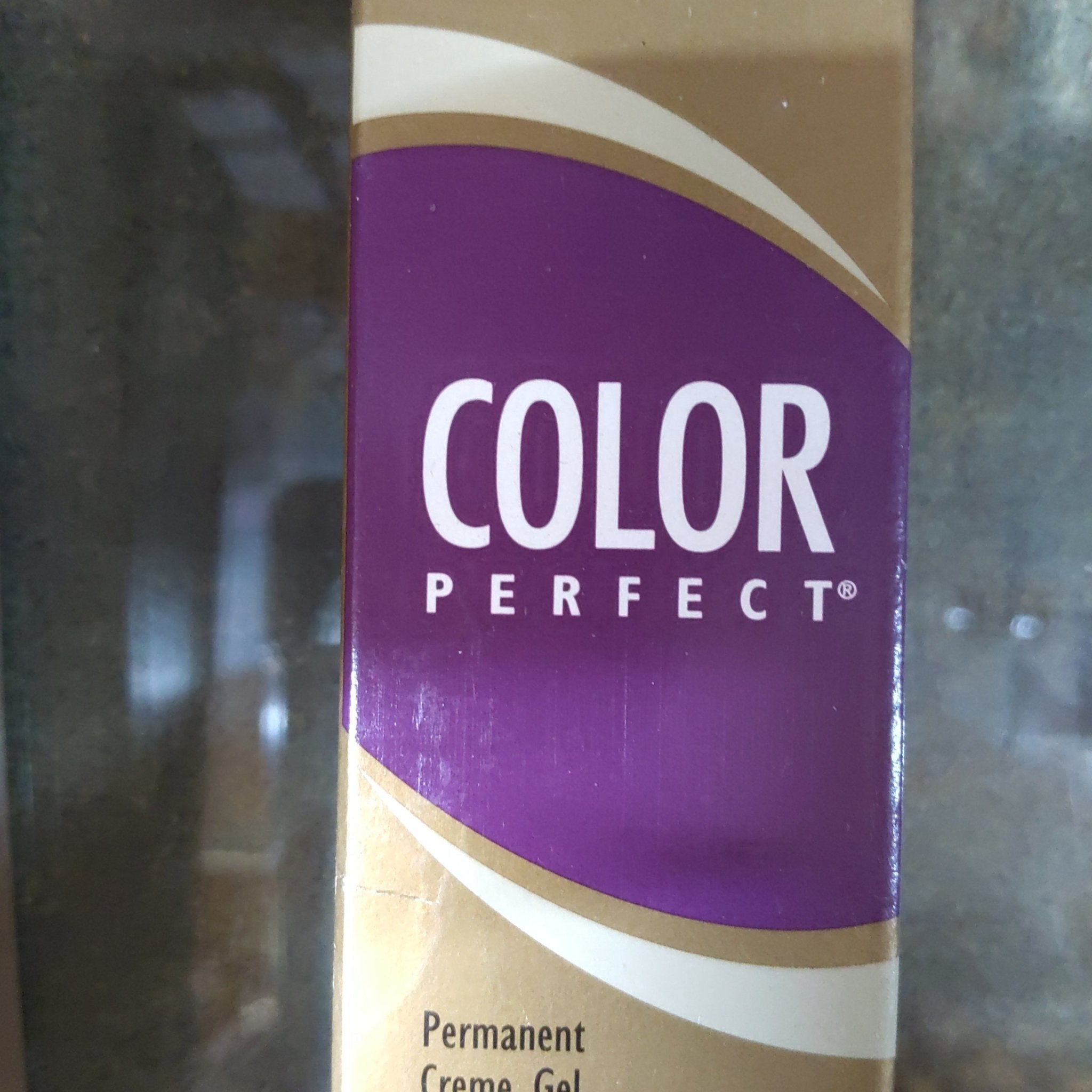 Wella Color Perfect Permanent Creme Gel in 10N Very Light Blonde in purple and gold box