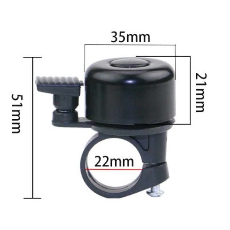 Mini Kids Bicycle Bell - Colorful Loud Sound Handlebar Alarm