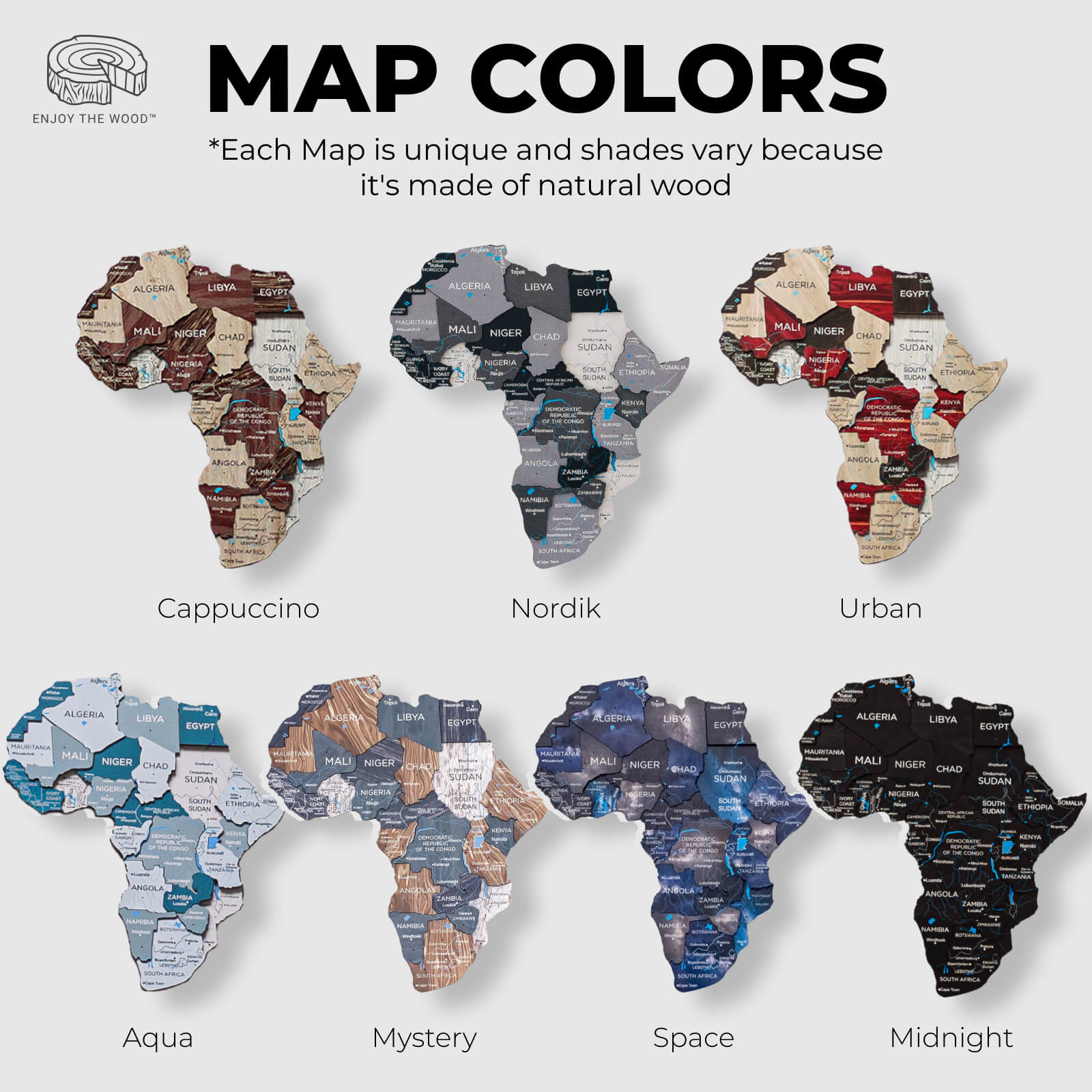 Wooden World Map Bundle with Colored Flag Pins for Travel Lovers