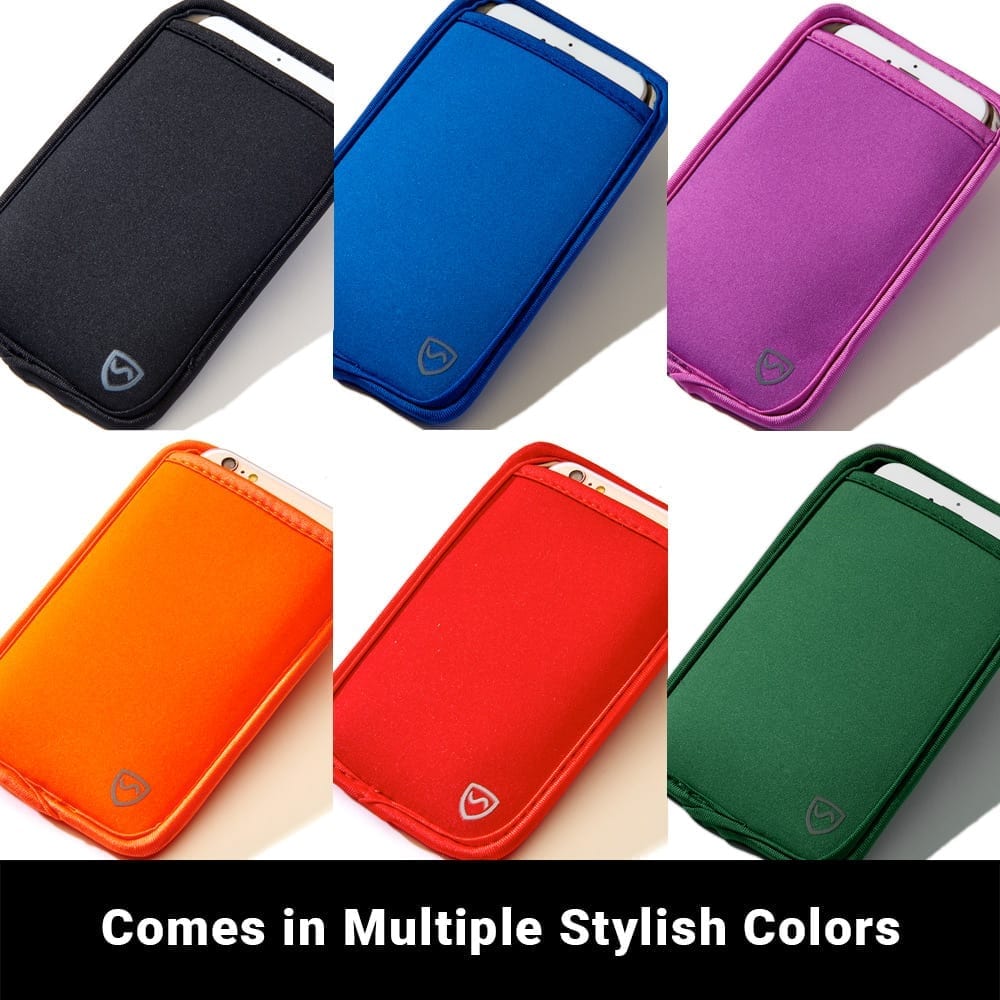 Black EMF Protection Protective Mobile Phone Carrying Pouch - Image 8