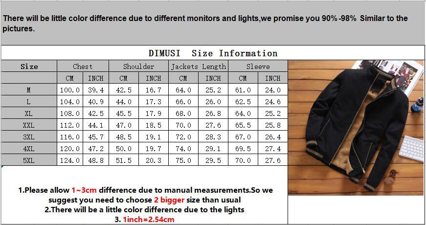 Men's Casual Cotton Windbreaker Jacket Thick Warm Fall Outerwear
