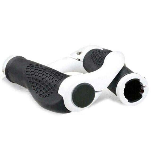 Ergonomic MTB Rubber Handlebar Grips with Lock-On Anti-Slip Ends