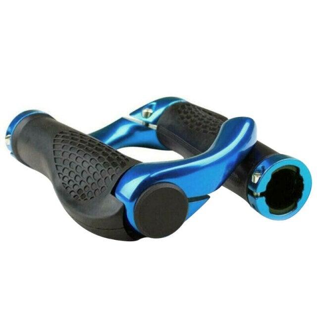 Ergonomic MTB Rubber Handlebar Grips with Lock-On Anti-Slip Ends