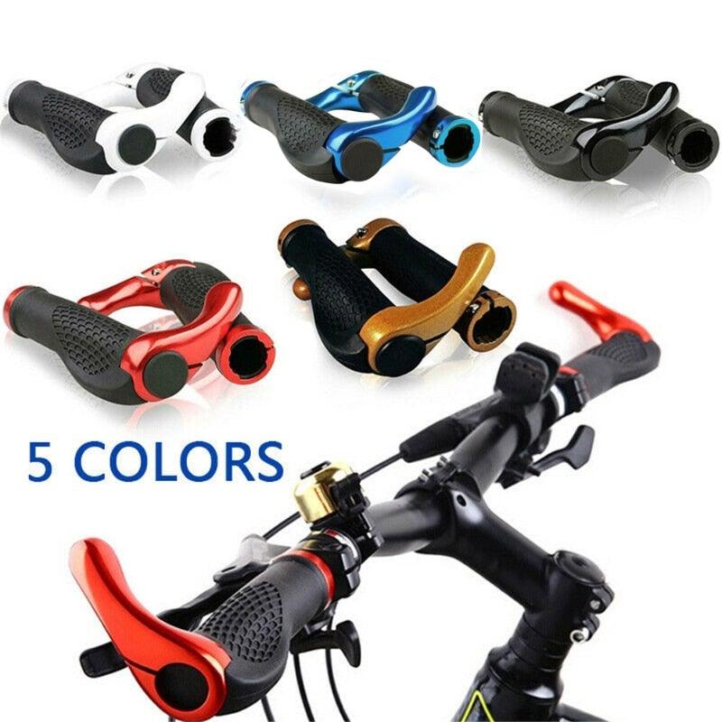 Ergonomic MTB Rubber Handlebar Grips with Lock-On Anti-Slip Ends