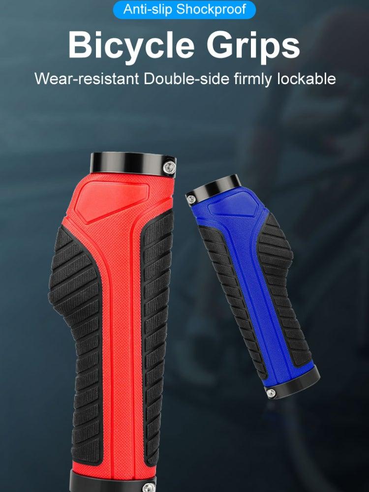 Shockproof Rubber Bike Handlebar Grips - Anti-Slip Performance