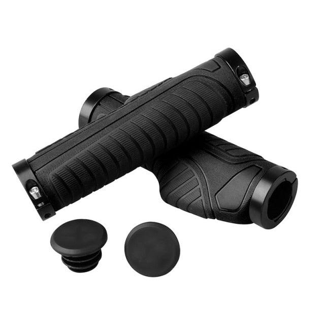 Shockproof Rubber Bike Handlebar Grips - Anti-Slip Performance