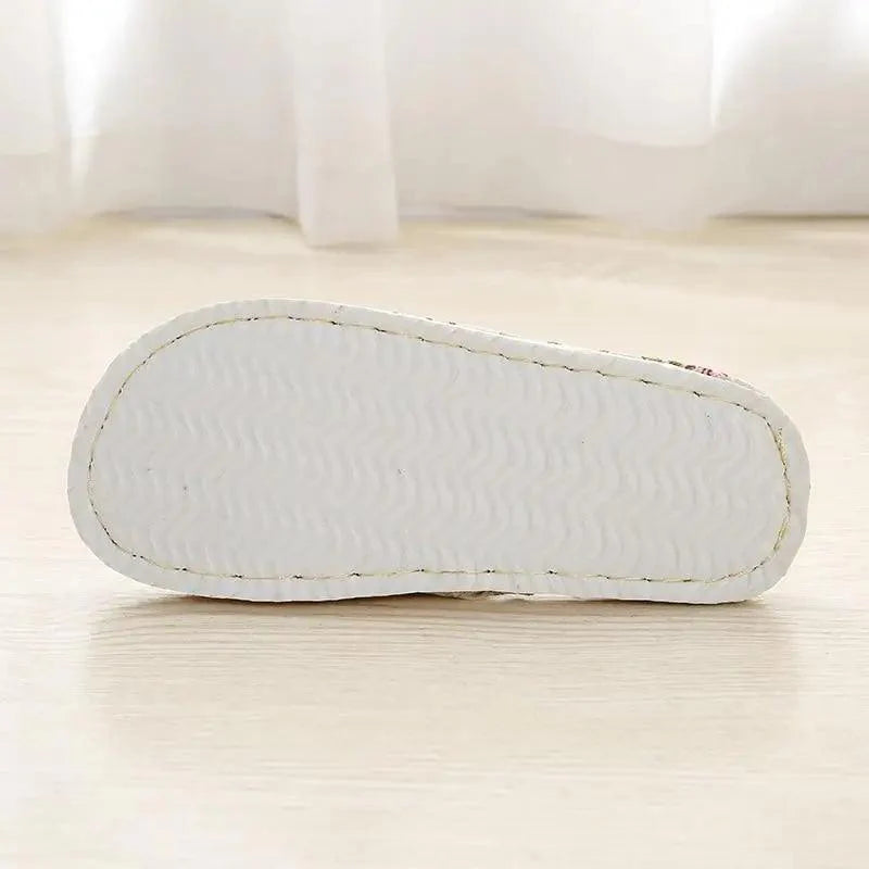 Floral Lightweight Foldable Slippers - Cottagecore House Shoes