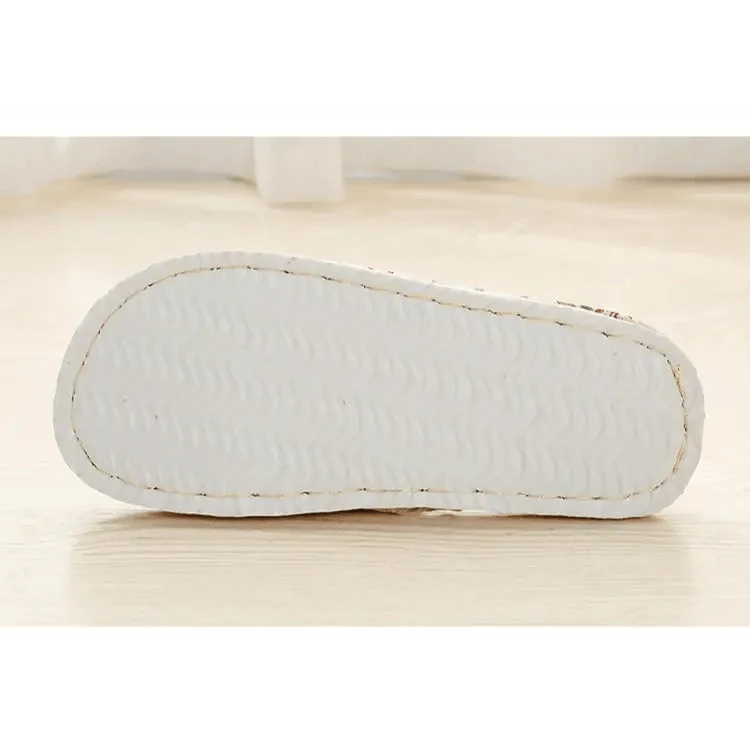 Floral Lightweight Foldable Slippers - Cottagecore House Shoes