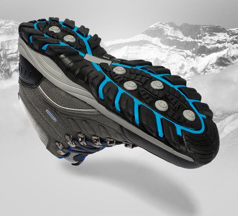 Comfortable Men's Winter Hiking Boots with Warm Plush Lining