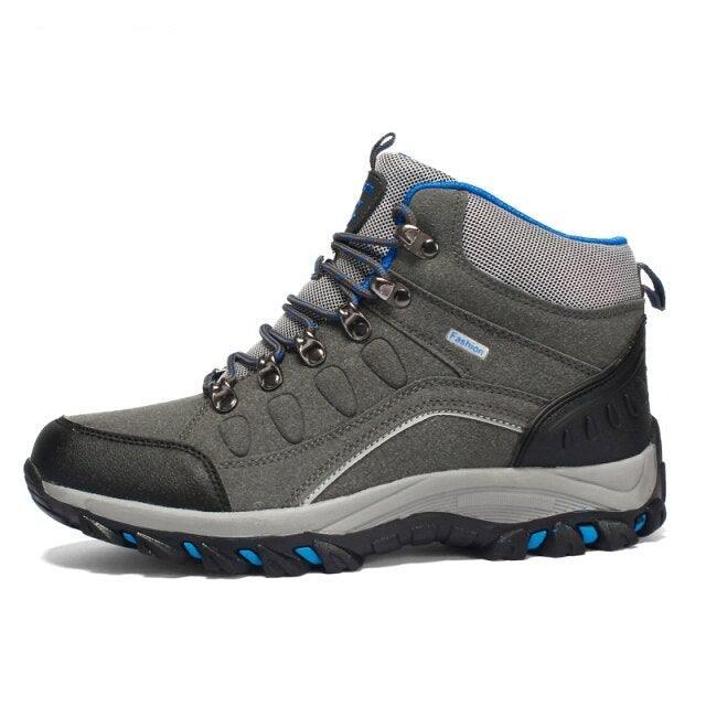 Comfortable Men's Winter Hiking Boots with Warm Plush Lining