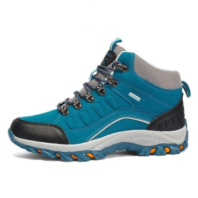 Comfortable Men's Winter Hiking Boots with Warm Plush Lining