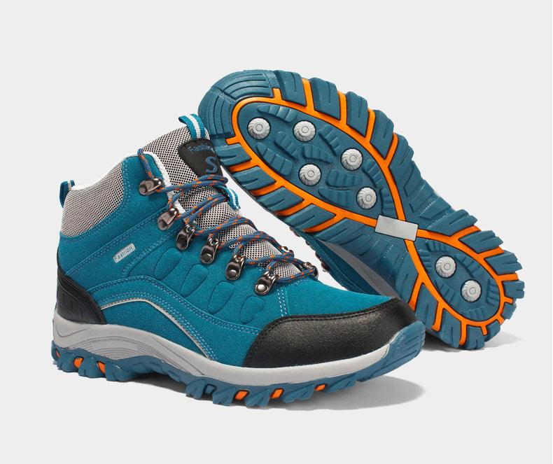 Comfortable Men's Winter Hiking Boots with Warm Plush Lining