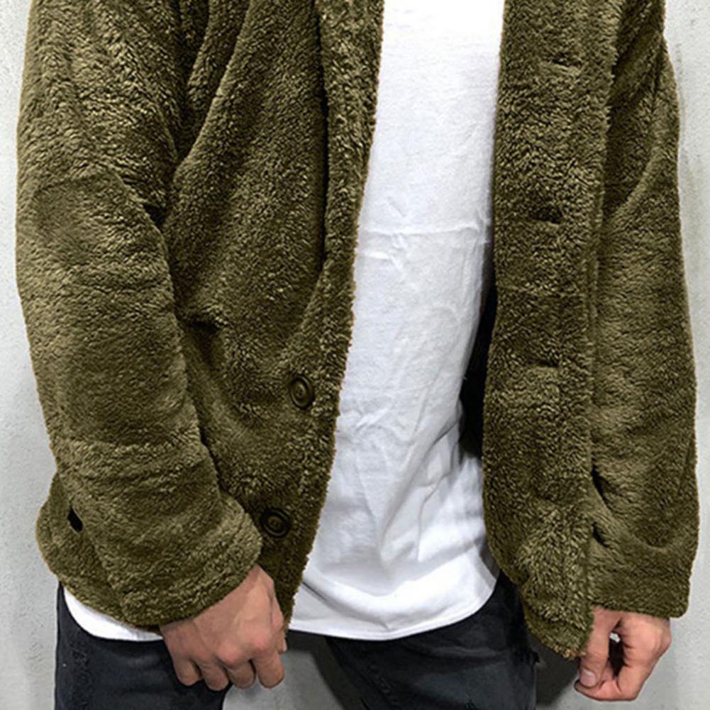 Unisex Plush Hooded Winter Jacket: Thick Warm Casual Coat
