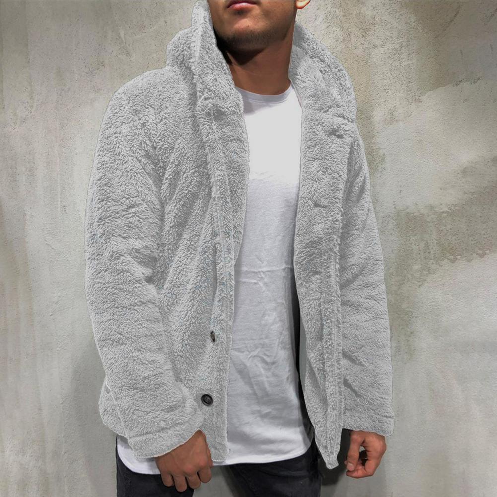 Unisex Plush Hooded Winter Jacket: Thick Warm Casual Coat