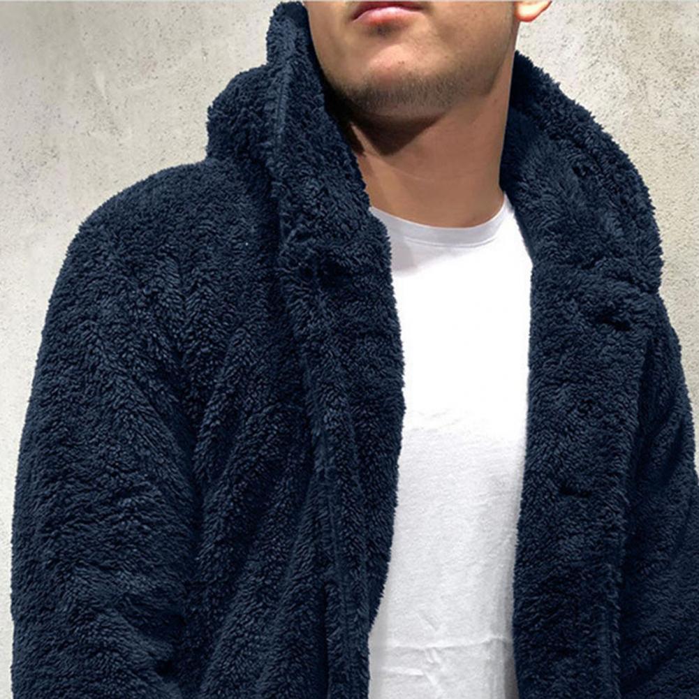 Unisex Plush Hooded Winter Jacket: Thick Warm Casual Coat