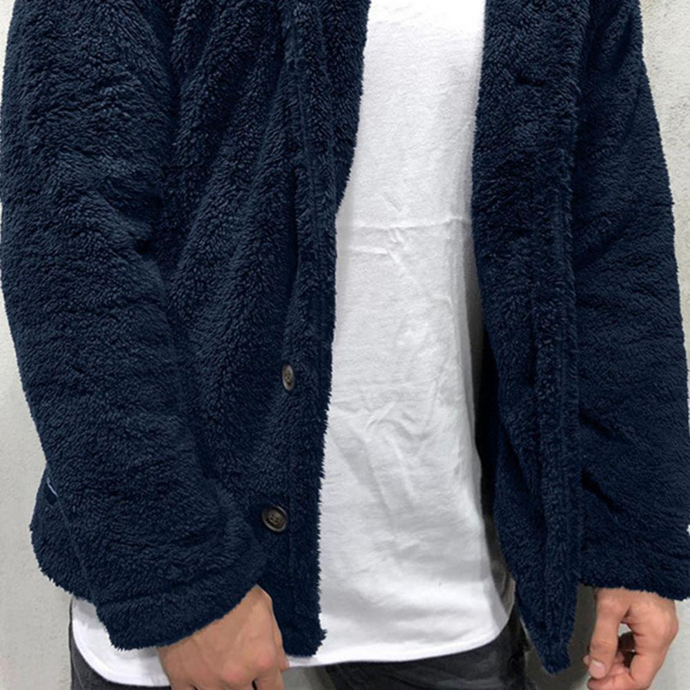 Unisex Plush Hooded Winter Jacket: Thick Warm Casual Coat
