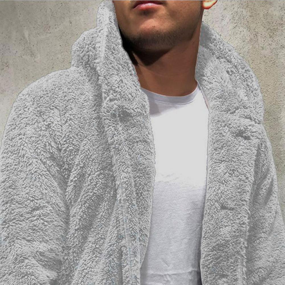 Unisex Plush Hooded Winter Jacket: Thick Warm Casual Coat