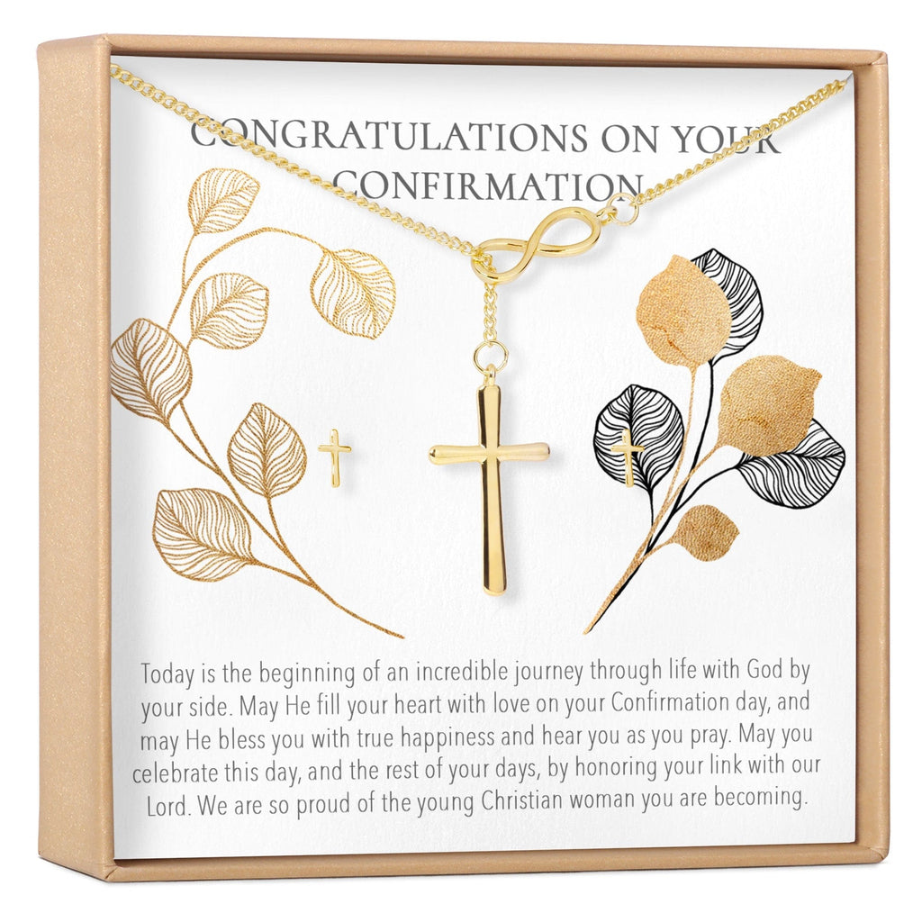 Confirmation Cross earring and Necklace Set Jewelry Set