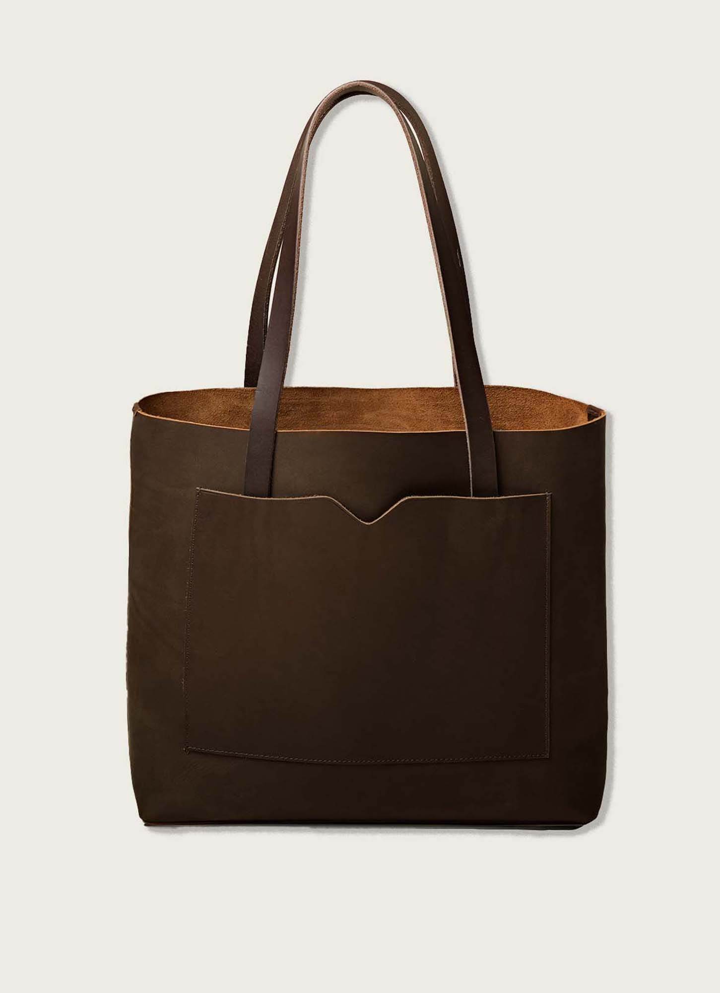 Contigo Full-Grain Leather Tote Bag