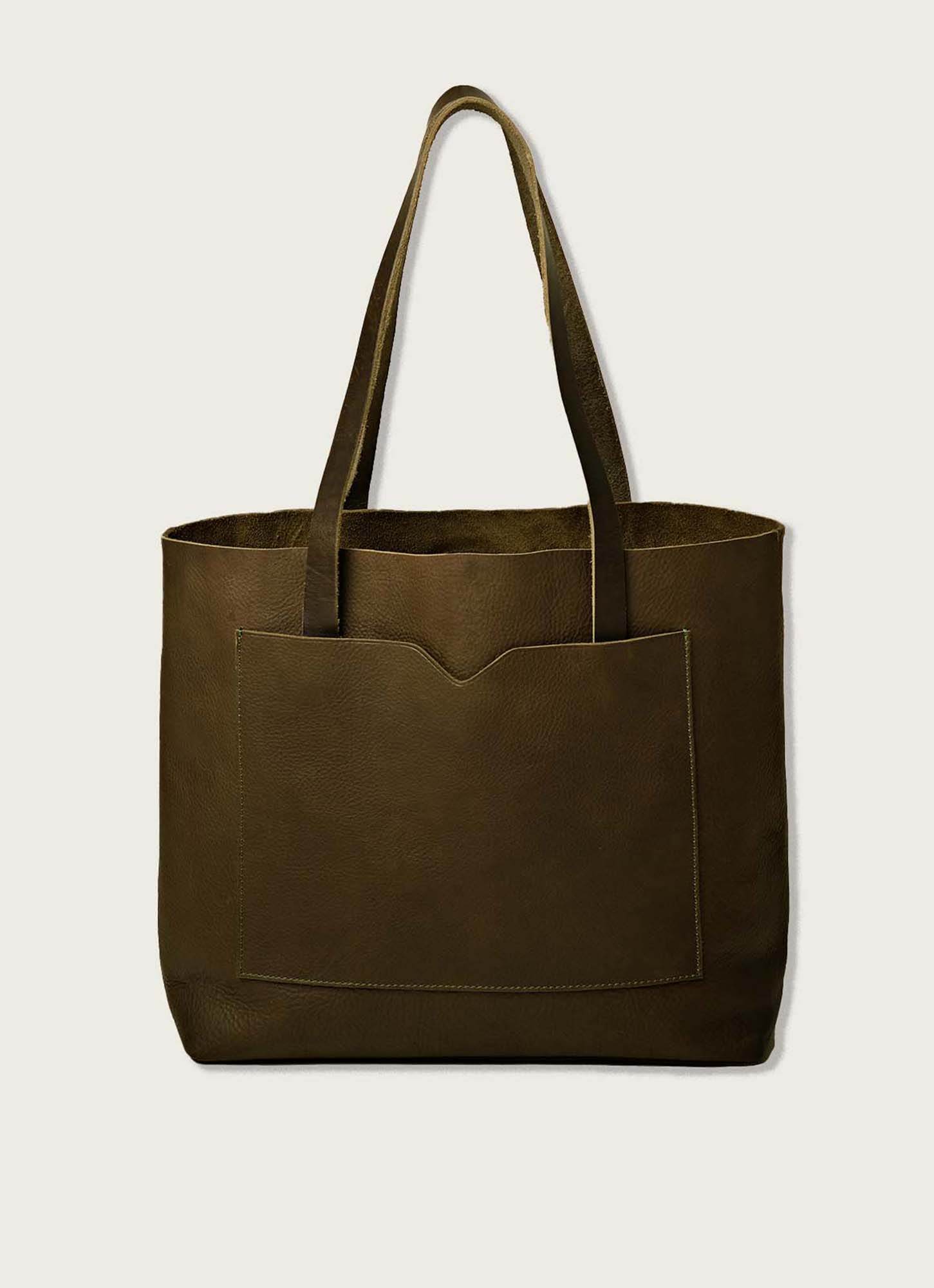 Contigo Full-Grain Leather Tote Bag
