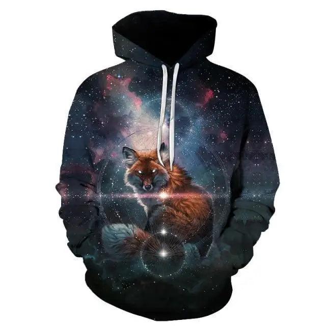 3D Graphic Print Unisex Hoodie Sweatshirt for Casual Party Wear