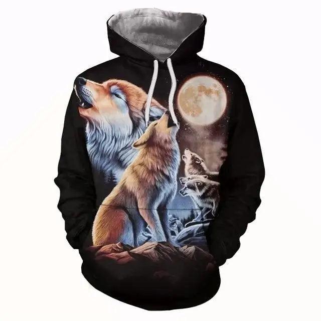 3D Graphic Print Unisex Hoodie Sweatshirt for Casual Party Wear
