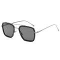 Gold Frame Aviator Square Sunglasses Vintage Retro Style