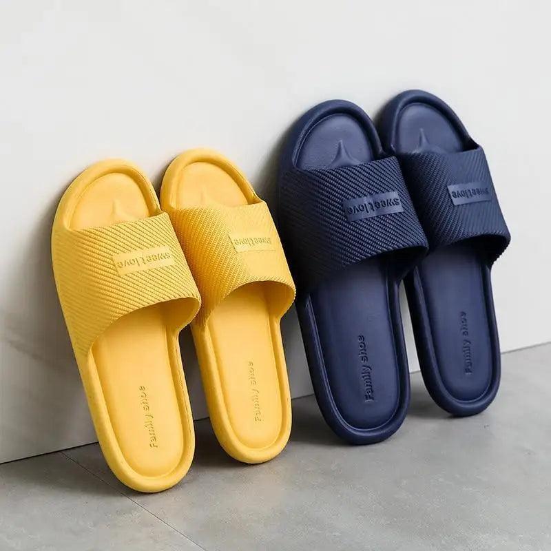 Non-Slip Massage House Slippers - Soft Casual Flip Flops