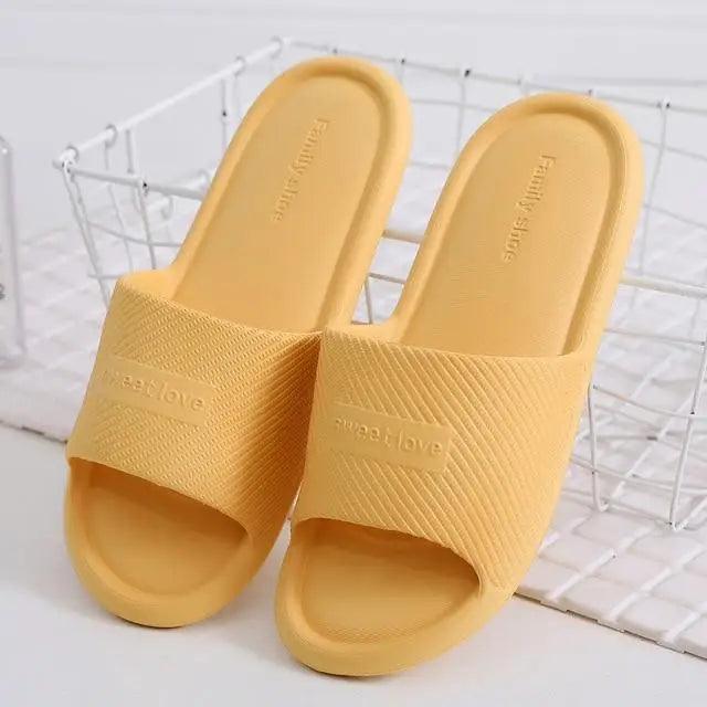Non-Slip Massage House Slippers - Soft Casual Flip Flops