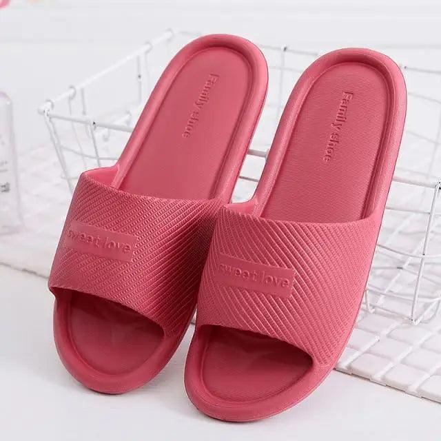 Non-Slip Massage House Slippers - Soft Casual Flip Flops
