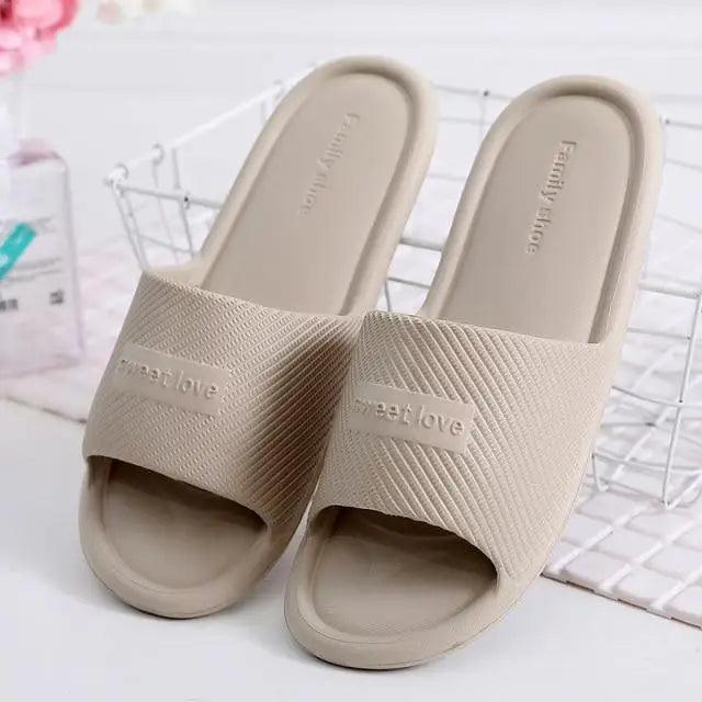 Non-Slip Massage House Slippers - Soft Casual Flip Flops