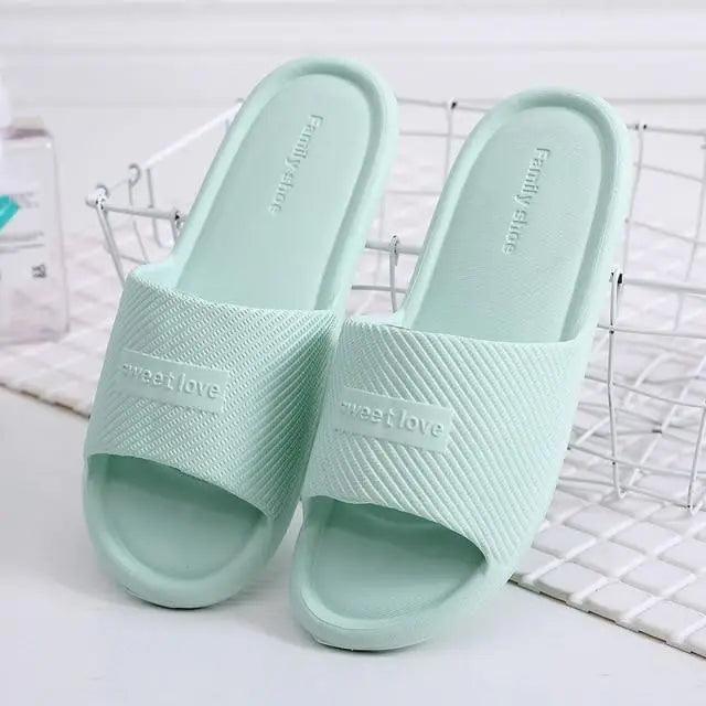 Non-Slip Massage House Slippers - Soft Casual Flip Flops