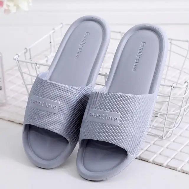 Non-Slip Massage House Slippers - Soft Casual Flip Flops