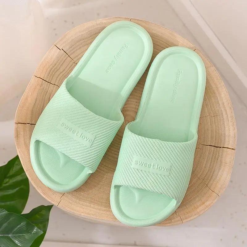 Non-Slip Massage House Slippers - Soft Casual Flip Flops