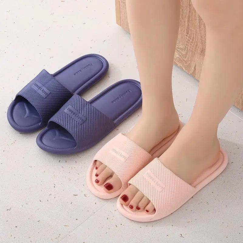 Non-Slip Massage House Slippers - Soft Casual Flip Flops