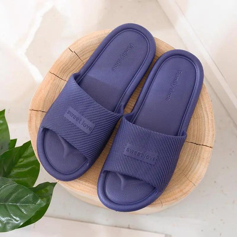 Non-Slip Massage House Slippers - Soft Casual Flip Flops