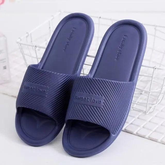Non-Slip Massage House Slippers - Soft Casual Flip Flops