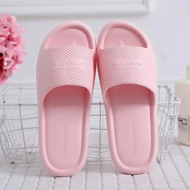 Non-Slip Massage House Slippers - Soft Casual Flip Flops