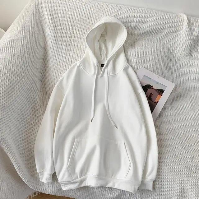 Unisex Solid Color Crewneck Sweatshirt Long Sleeve Pullover Top