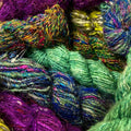 Mystery Hank of Artisan Banana Fiber Yarn - Vibrant Boho Crafting