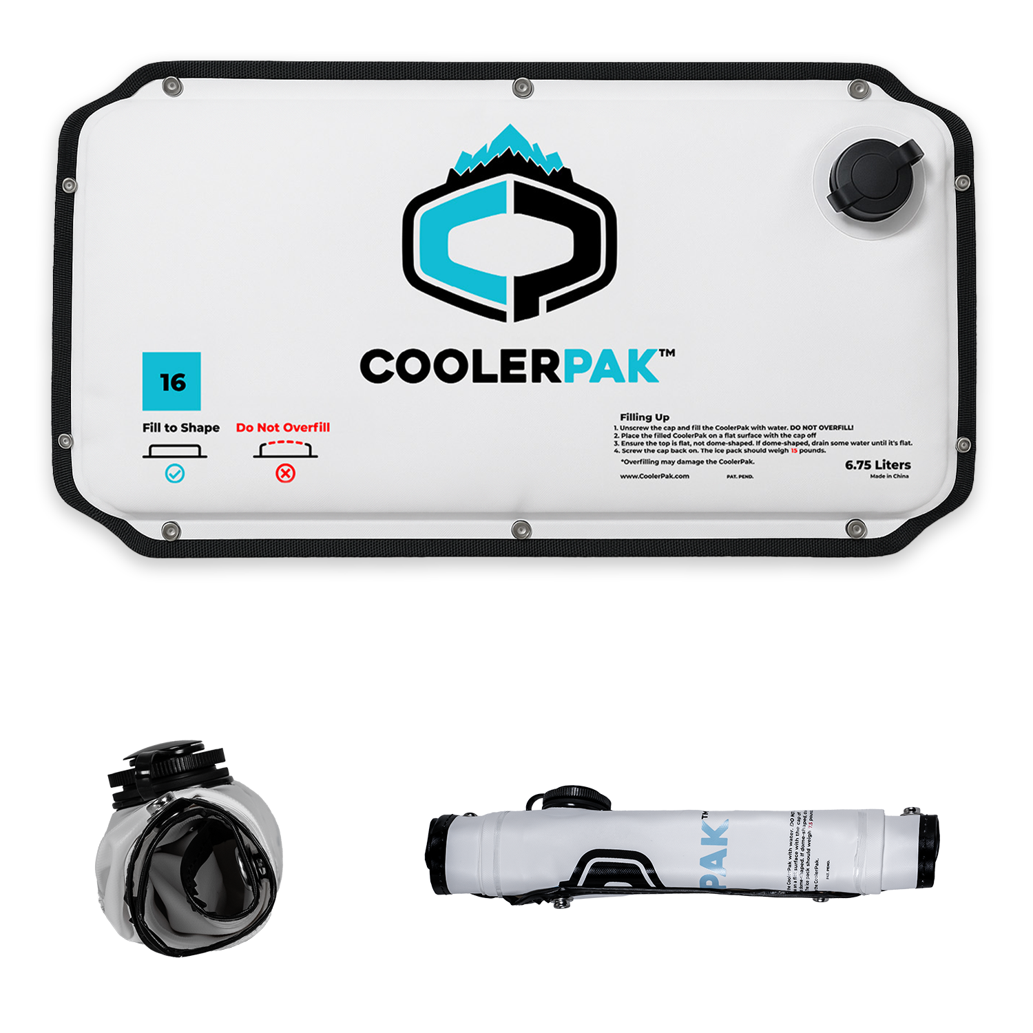16lb Reusable Ice Block Pack for Coolers Foldable Cooling Solution - Image 2