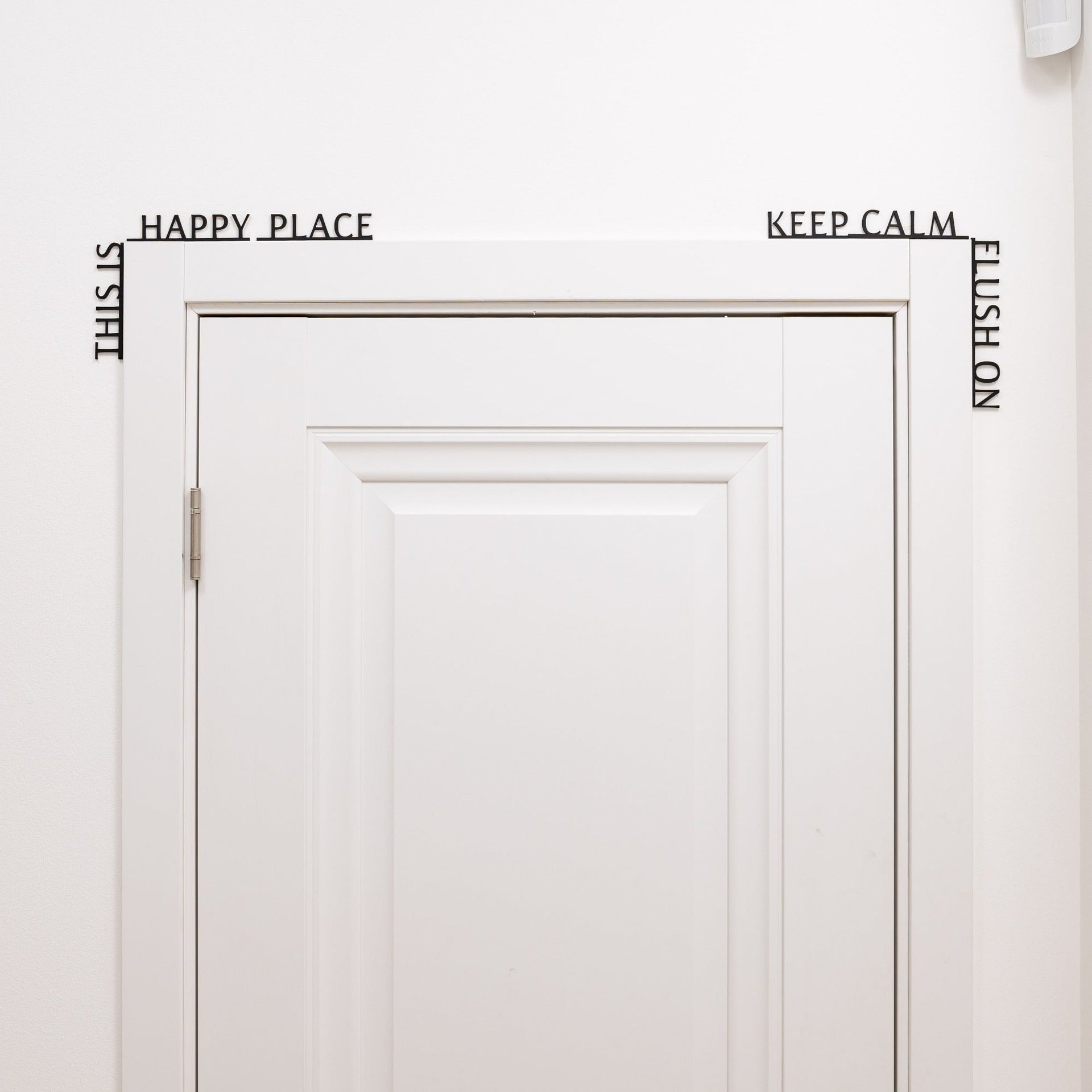 Custom Wooden Corner Wall Quote - Minimalist Modern Text Art