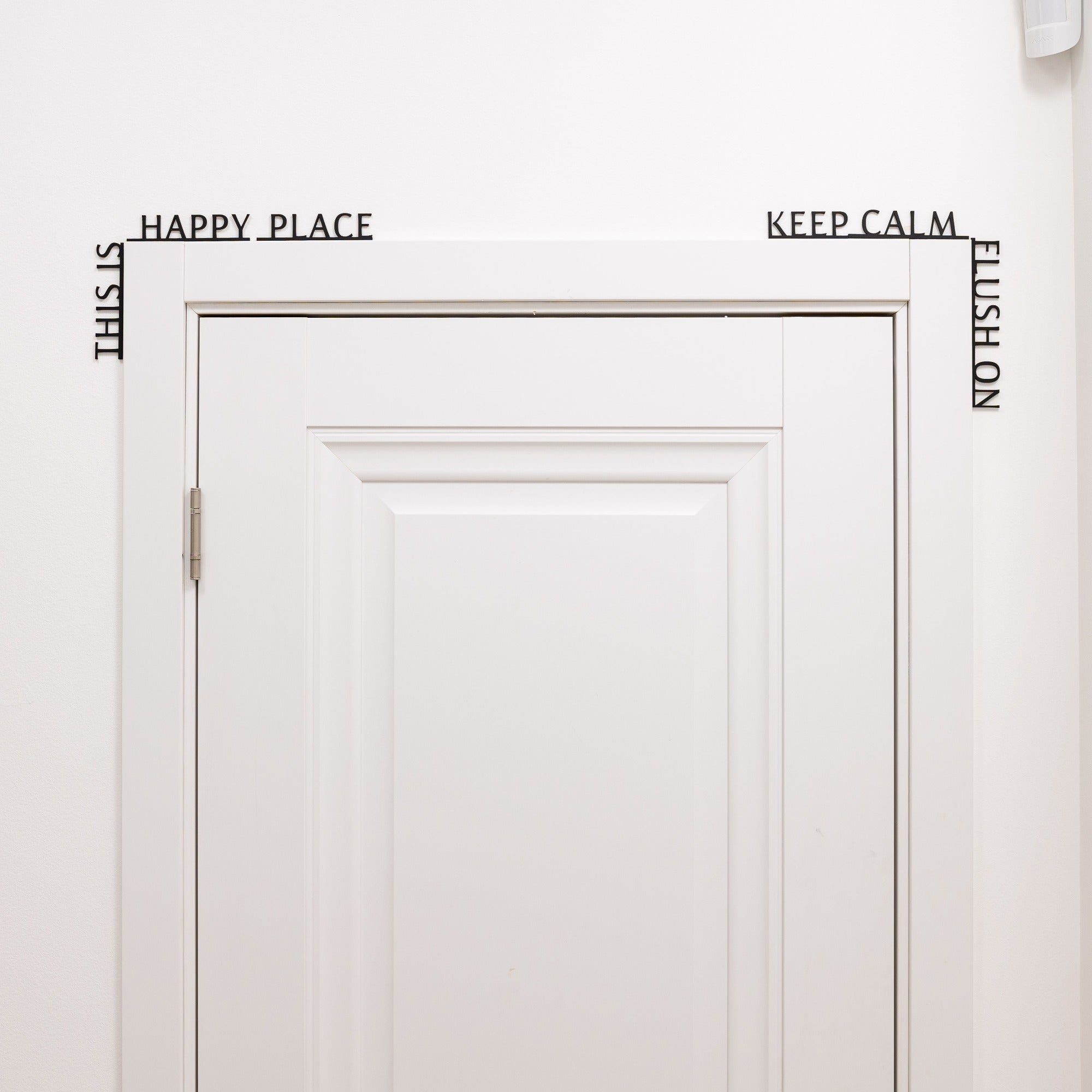 Custom Wooden Corner Wall Quote - Minimalist Modern Text Art