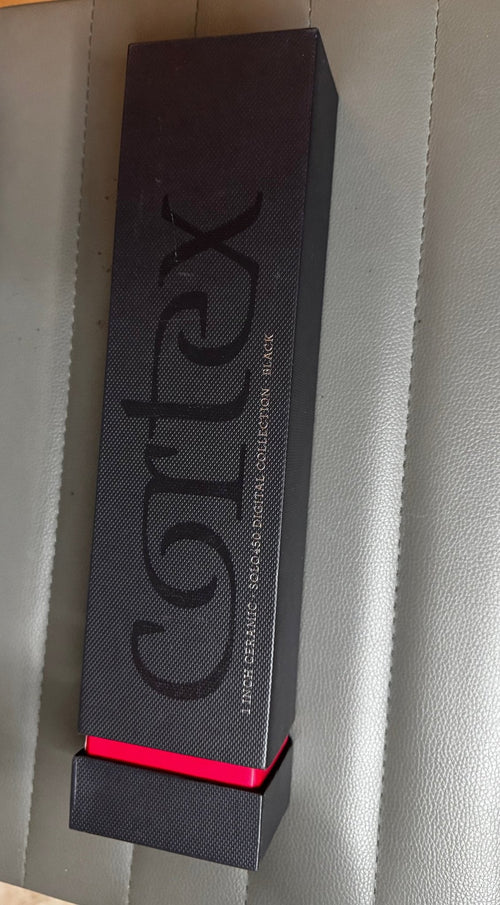 Cortex Solo Ceramic Flat Iron 1-inch in black