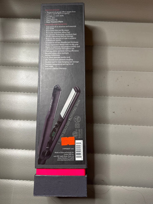 1-Inch Titanium Flat Iron for Precise Professional Styling