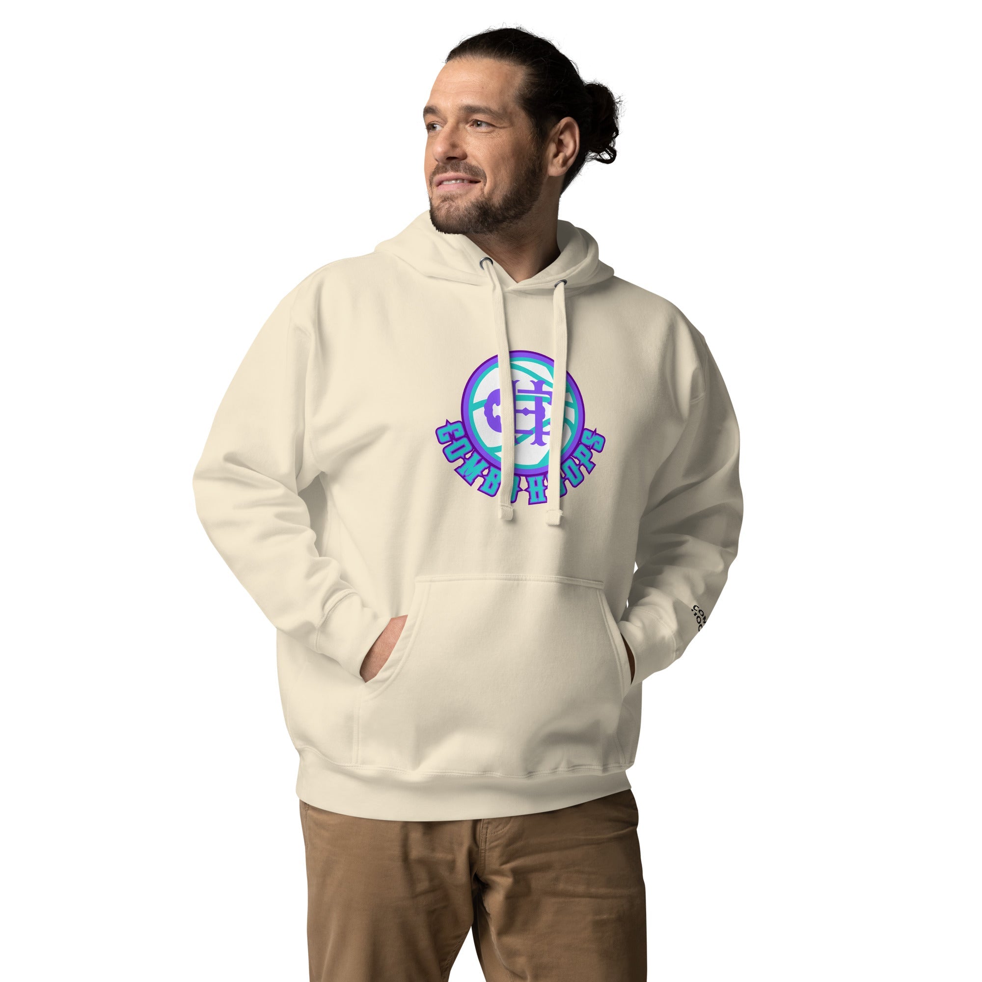 Unisex Graphic Hoodie White Streetwear Sweatshirt - Image 13