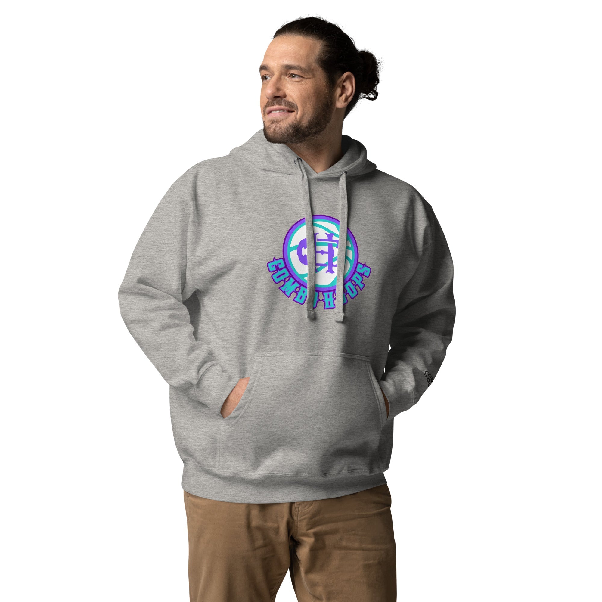 Unisex Graphic Hoodie White Streetwear Sweatshirt - Image 4