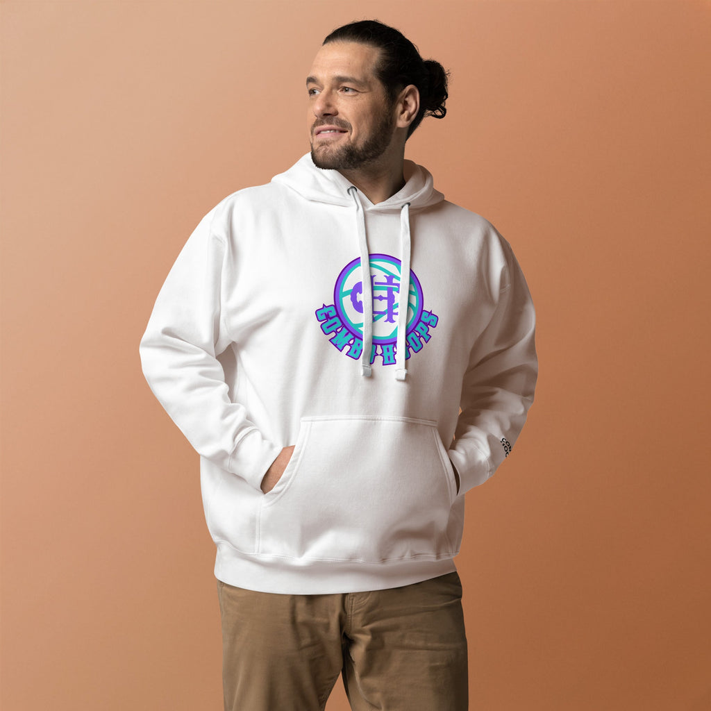 Unisex Graphic Hoodie White Streetwear Sweatshirt - Image 3